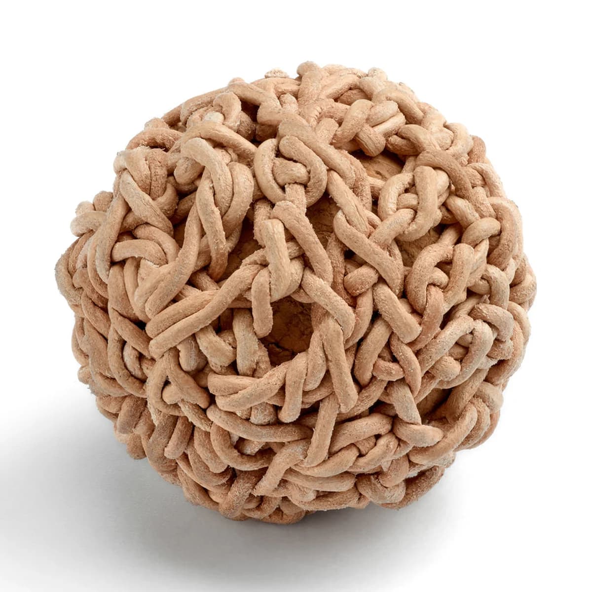 MiaCara Filo cat toy ball in natural woven cord