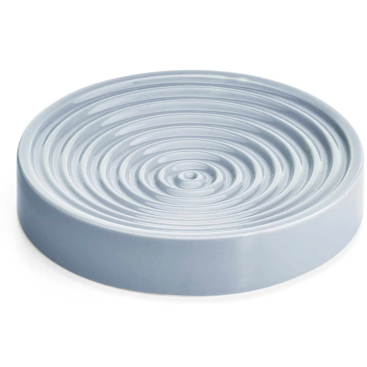MiaCara Piatto cat bowl in concrete with a stainless steel insert