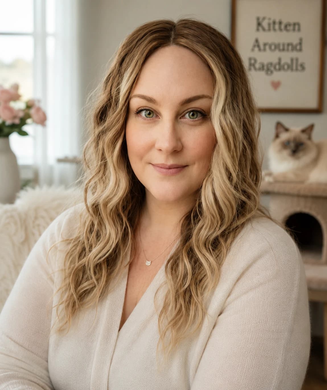 Kiki Godfrey, breeder and owner of Kitten Around Ragdolls