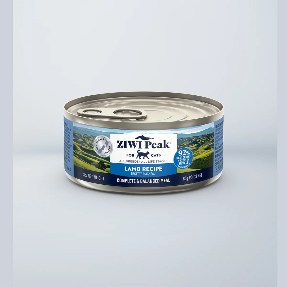 ZIWI Peak Original Series canned wet Lamb Recipe for cats, 85 g can