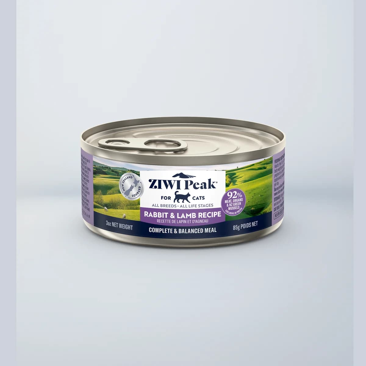 ZIWI Peak Original Series canned wet Rabbit & Lamb Recipe for cats, 85 g can