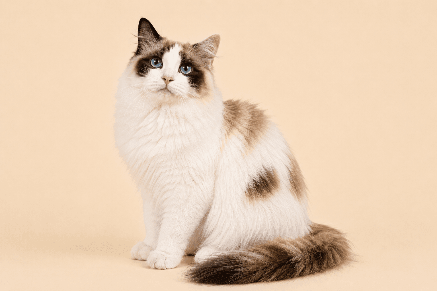 MyLuckyDay My Melody, a Seal Tortie Point Bicolor Ragdoll