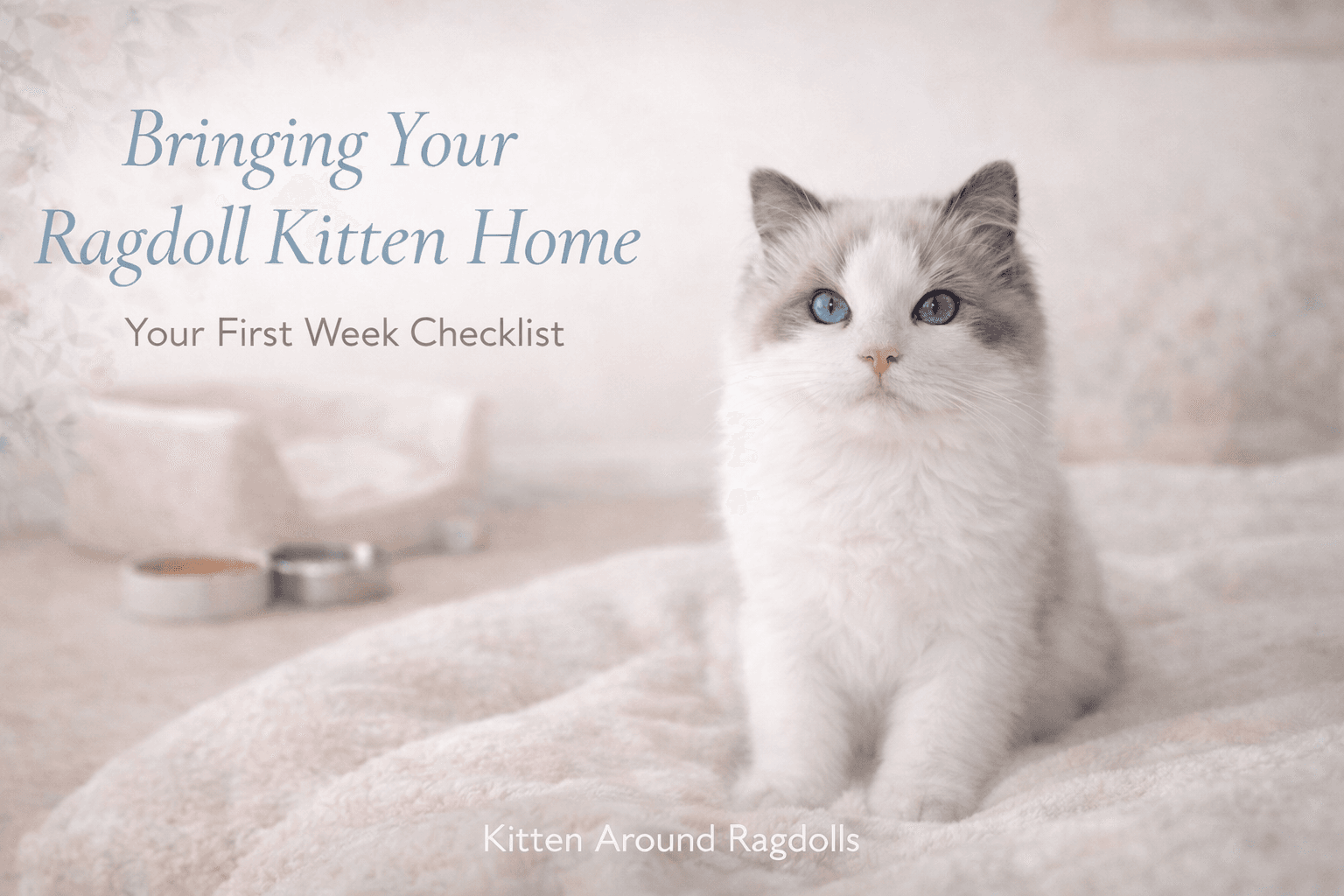 Ragdoll Kitten Care Guide: First Week Home Checklist