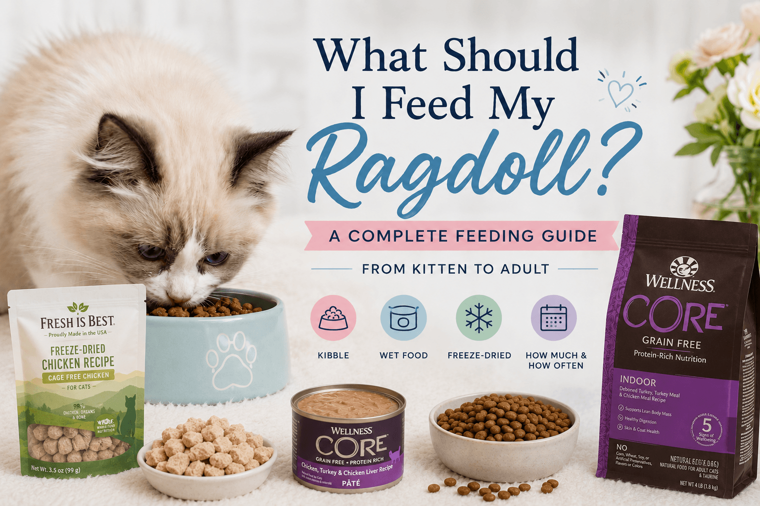 What Should I Feed My Ragdoll? A Complete Feeding Guide from Kitten to Adult main image