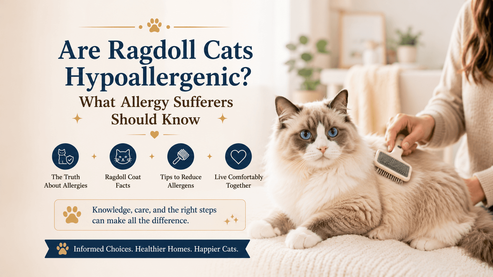 Are Ragdoll Cats Hypoallergenic? What Allergy Sufferers Should Know