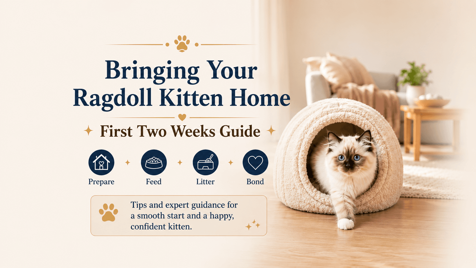 Bringing Your Ragdoll Kitten Home: A Stress-Free First Two Weeks main image