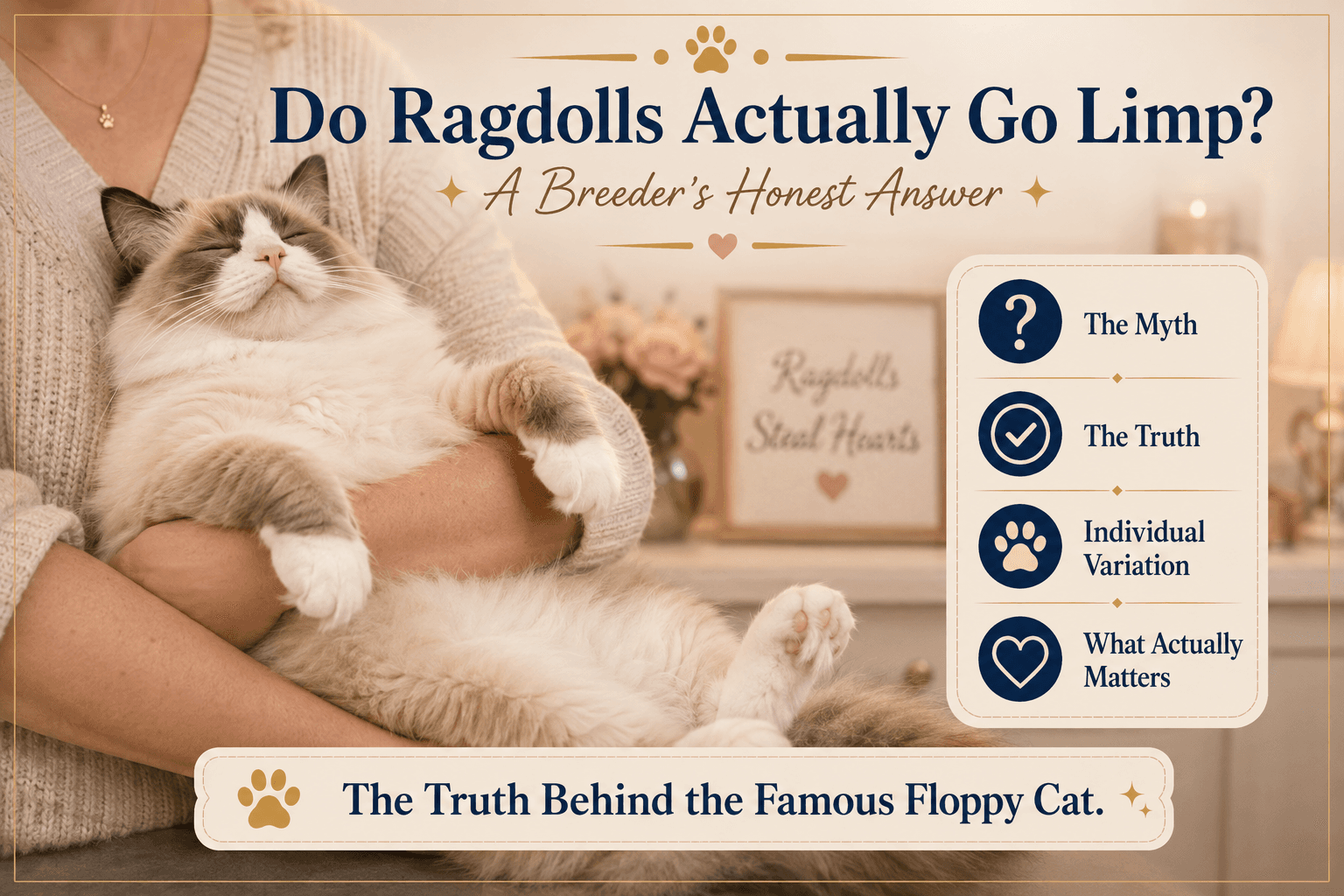 Do Ragdolls Actually Go Limp When You Hold Them? A Breeder’s Honest Answer