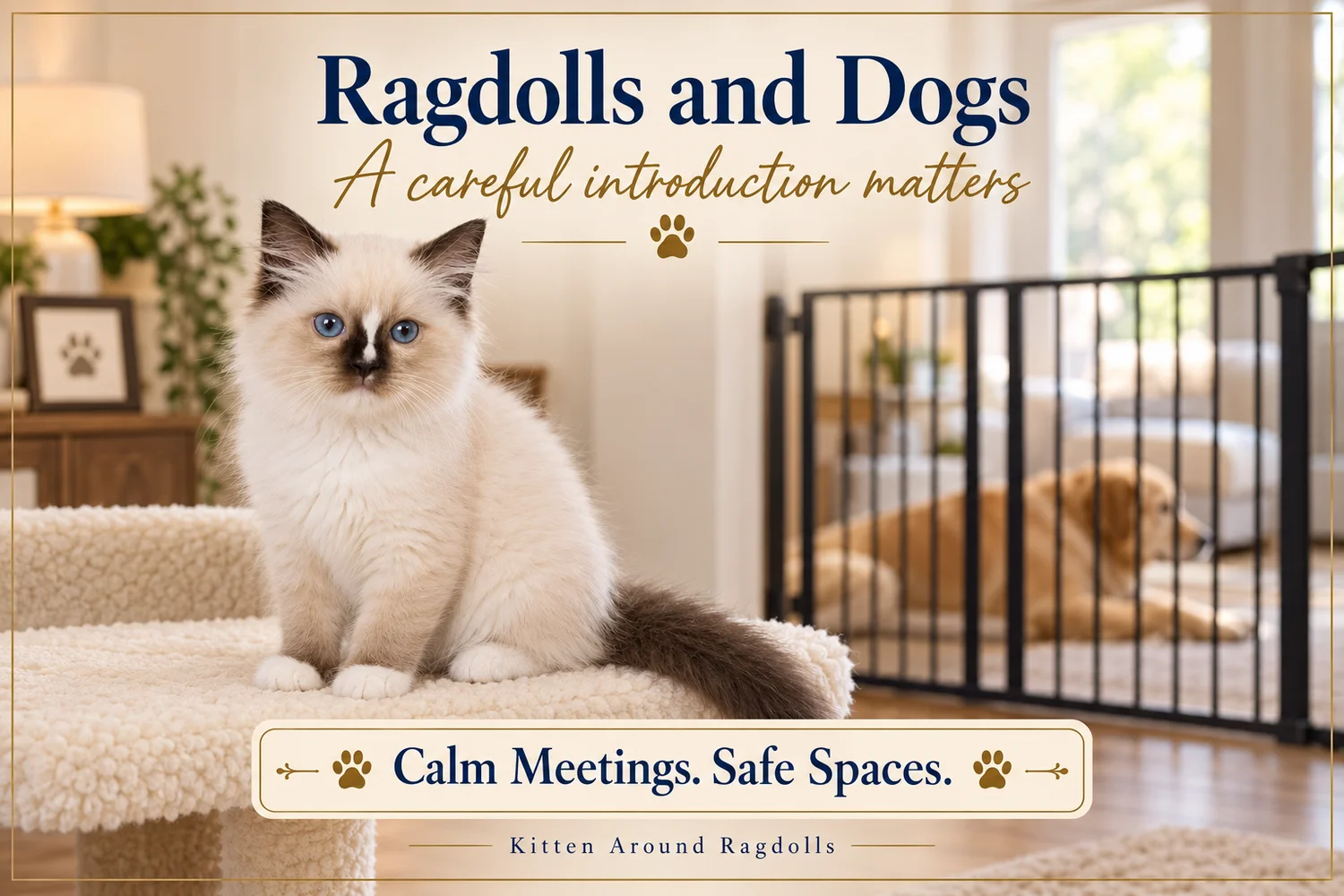 Are Ragdoll Cats Good With Dogs? A Careful Introduction Matters