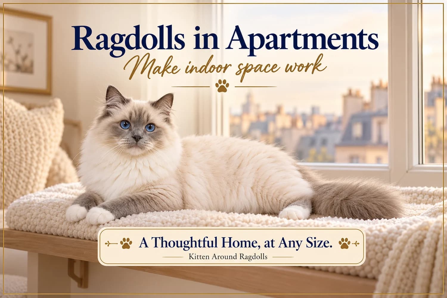 Are Ragdolls Good Apartment Cats? Build a Home That Works for a Cat