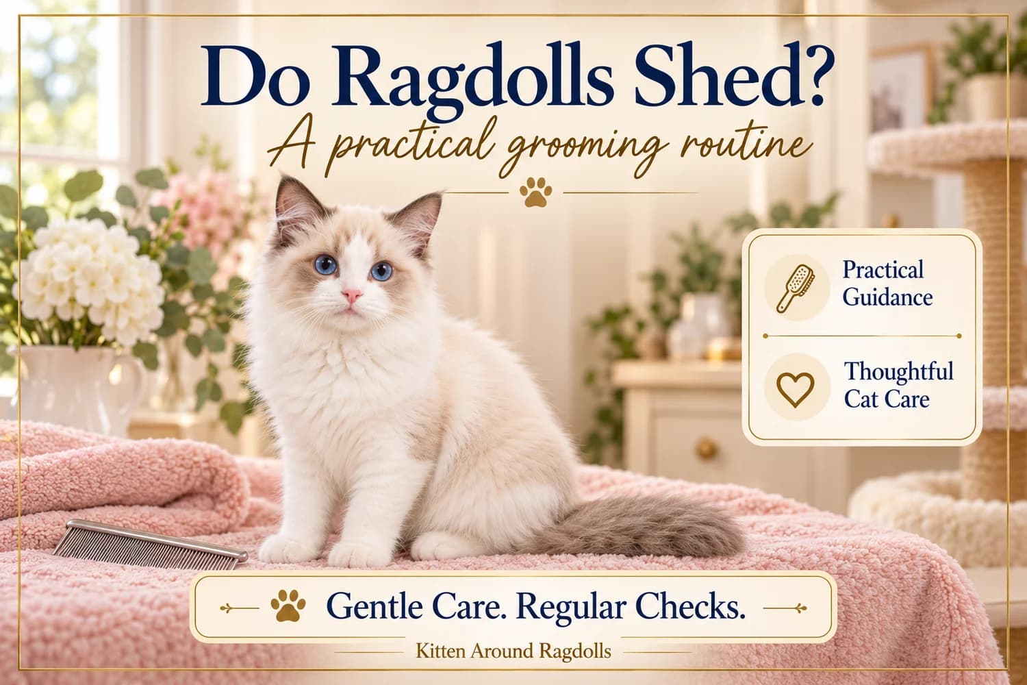 Do Ragdoll Cats Shed? A Grooming Routine That Fits Real Life