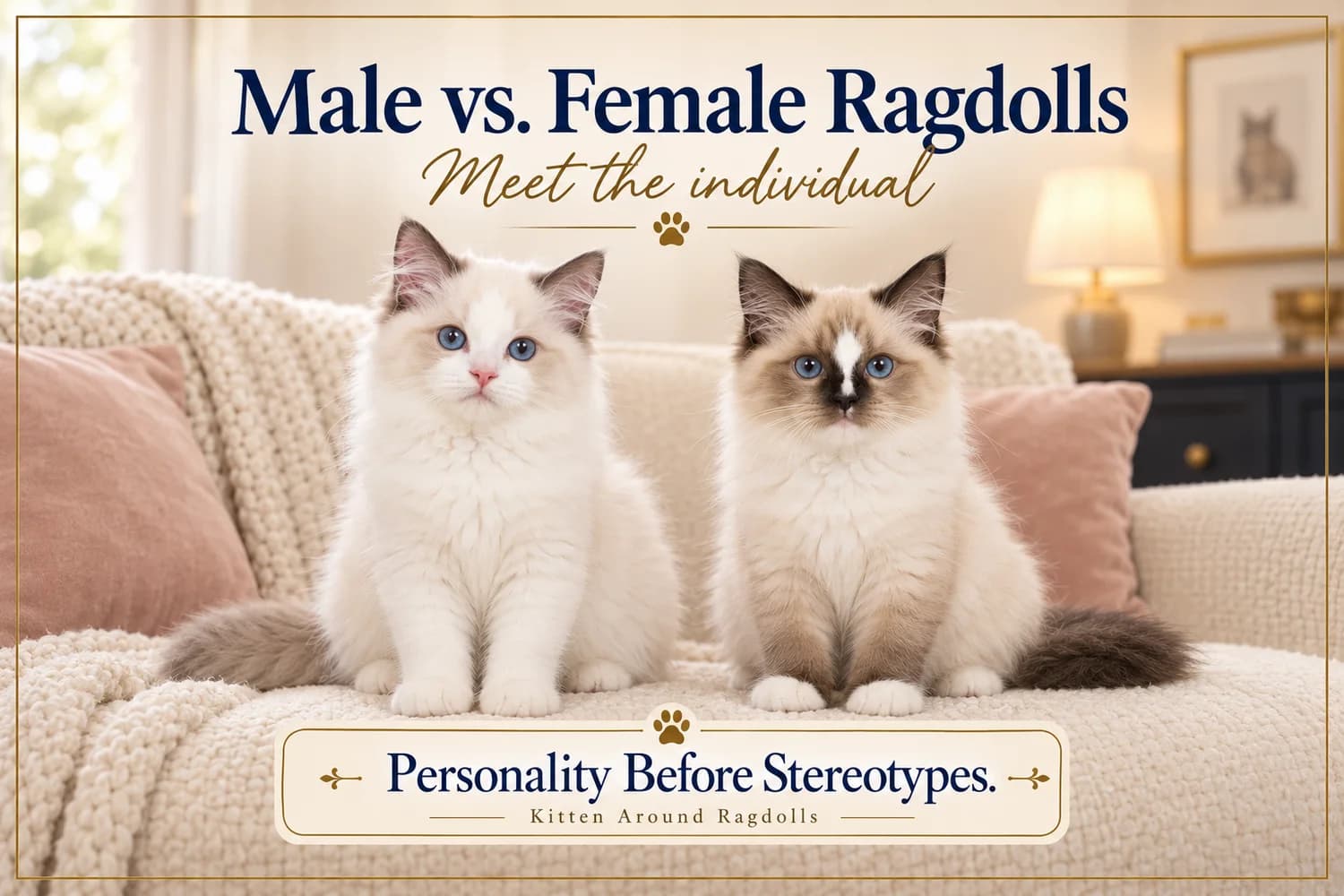 Male vs. Female Ragdoll Cats: Choose the Individual, Not the Stereotype